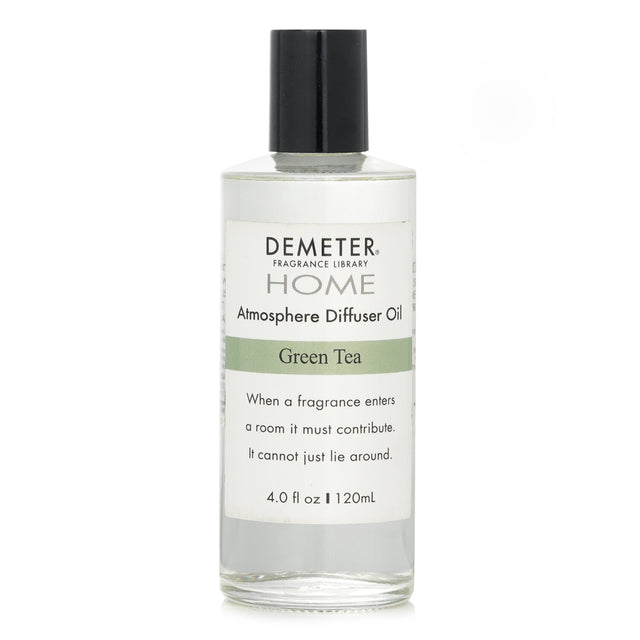 Demeter Green Tea Diffuser Oil in 120ml for a refreshing, calming atmosphere, ideal for enhancing any space.