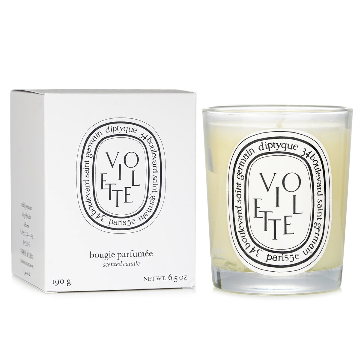 Diptyque - Scented Candle - Violette (Violet)  - 190g/6.5oz