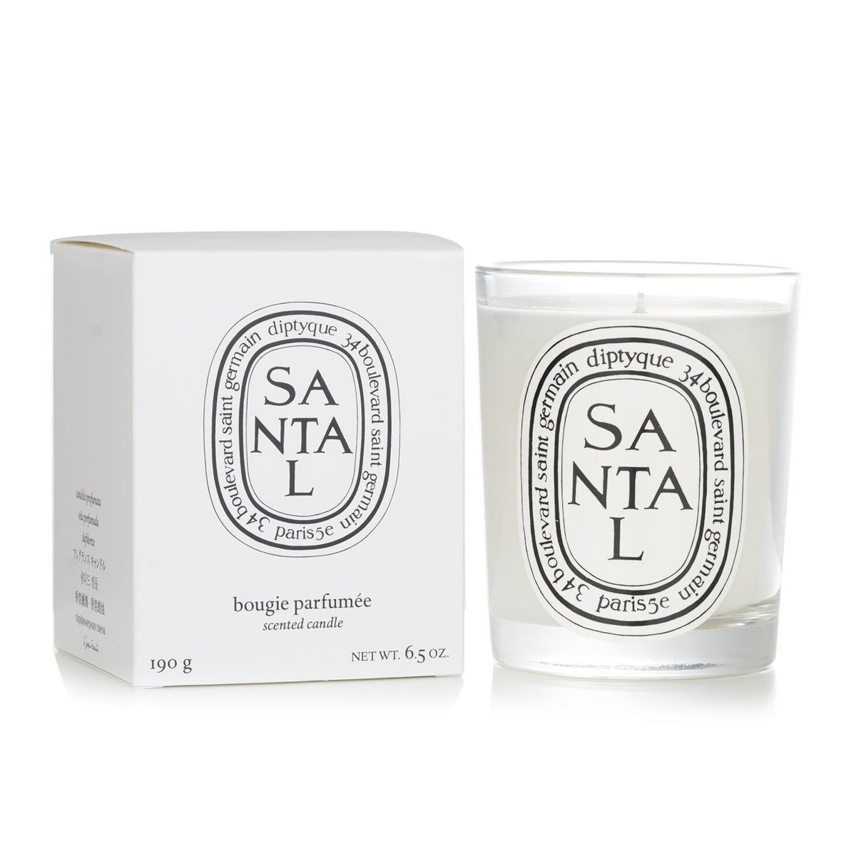 Diptyque - Scented Candle - Santal (Sandalwood)  - 190g/6.5oz