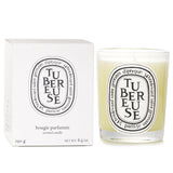 Luxurious Diptyque Tubereuse scented candle with a soft, velvety aroma, crafted for up to 60 hours of soothing ambiance.