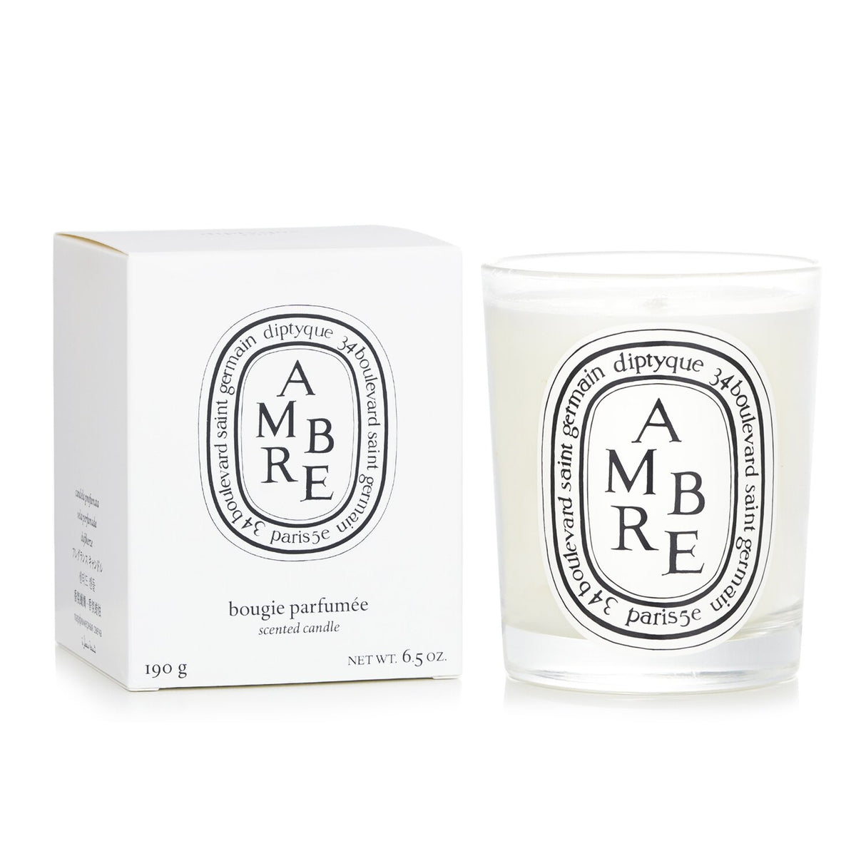 Diptyque - Scented Candle - Ambre (Amber)  - 190g/6.5oz