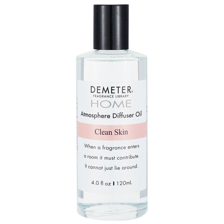 Demeter Clean Skin Diffuser Oil in a 120ml bottle, perfect for subtly scenting your space with a refreshing fragrance.