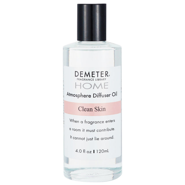 Demeter Clean Skin Diffuser Oil in a 120ml bottle, perfect for subtly scenting your space with a refreshing fragrance.