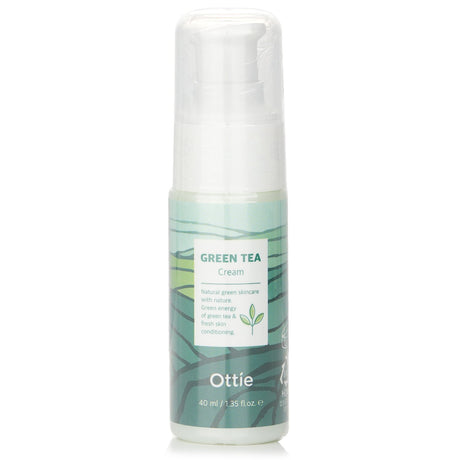 Ottie Green Tea Cleansing Foam in 150ml, a gentle foam cleanser with antioxidant-rich green tea for a refreshed, clear complexion.