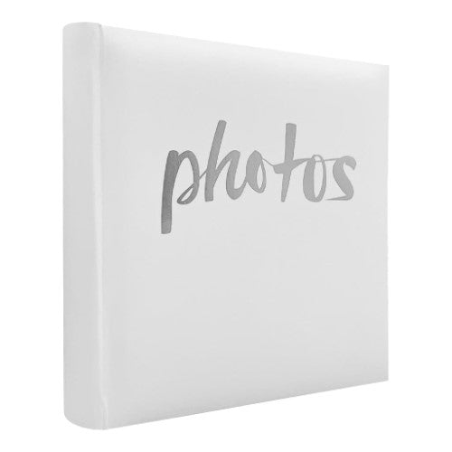 Profile - Moda White "Photos" Slip-In Photo Album 200 Photos