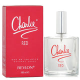 Revlon Charlie Red Eau De Toilette Spray 100ml, a sweet and floral fragrance for women, perfect for evenings and cooler seasons.