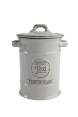 Tea Canister / Jar Pride of Place  - T&G - Grey