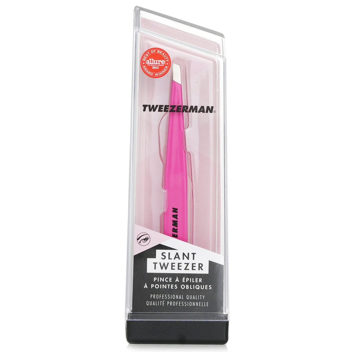 Tweezerman - Slant Tweezer - Pink (Studio Collection)  - -