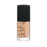 NARS Sheer Glow Foundation in Vallauris (Medium 1.5) offers buildable coverage for a radiant finish, ideal for normal to dry skin.