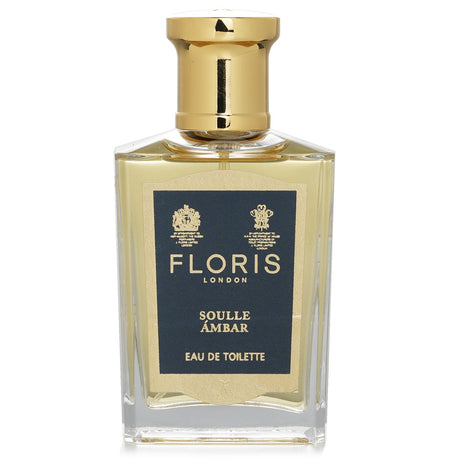 Floris Soulle Ambar Eau De Toilette Spray in a 50ml bottle, featuring an enchanting blend of fresh and warm oriental floral notes.