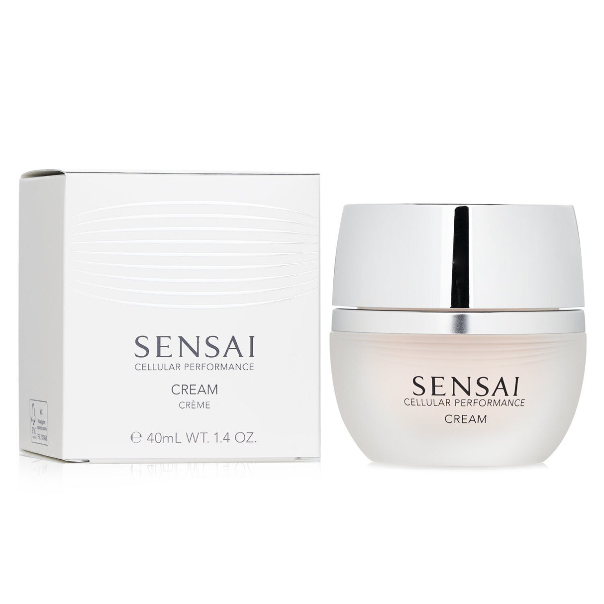 Luxurious Kanebo Sensai Cellular Performance Cream in 40ml jar, enhancing skin's elasticity and glow for a smooth, hydrated complexion.