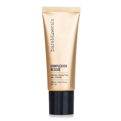 BareMinerals Complexion Rescue Gel Cream SPF30 in #03 Buttercream offers hydration, UV protection, and a radiant finish for all skin types.