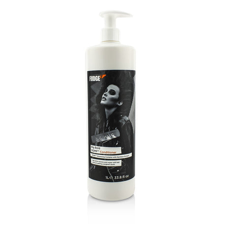 Fudge Big Bold OOMF Conditioner, 1000ml, enhances fine hair with volume, moisture, and protection against damage.