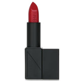 NARS Audacious Lipstick in Rita, a creamy, high-impact red lipstick with a satin finish and long-lasting hydration.