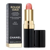 Chanel Rouge Coco Ultra Hydrating Lip Colour #412 Teheran, 3.5g, offers vibrant color, moisture, and shine for a luscious pout.