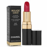 Chanel Rouge Coco Lip Colour #442 Dimitri, a hydrating lipstick with vibrant color and shine, enriched with Jojoba and Mimosa Butters.