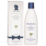 Noodle & Boo Extra Gentle Shampoo for sensitive scalps, tearless formula, nourishes delicate hair with milk protein.