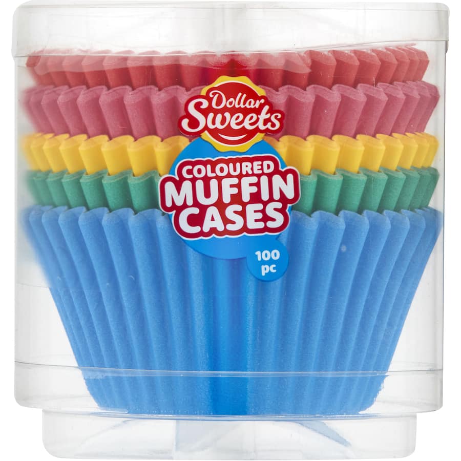 Dollar Sweets Muffin Cases Assorted 100pack