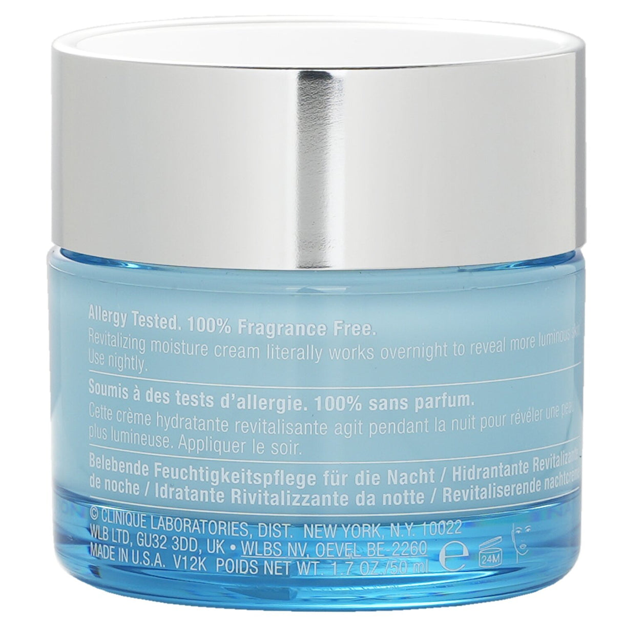 Clinique Turnaround Overnight Revitalizing Moisturizer for very dry to combination skin, nourishes and brightens overnight.