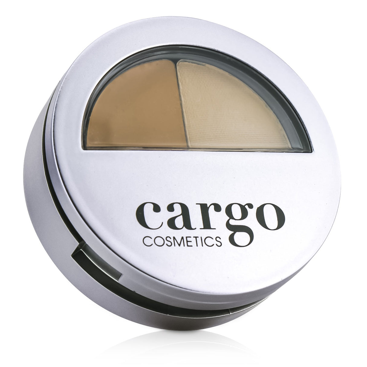 Cargo Double Agent Concealing Kit in 3W Medium, featuring a balmy concealer and setting powder for a flawless, radiant finish.