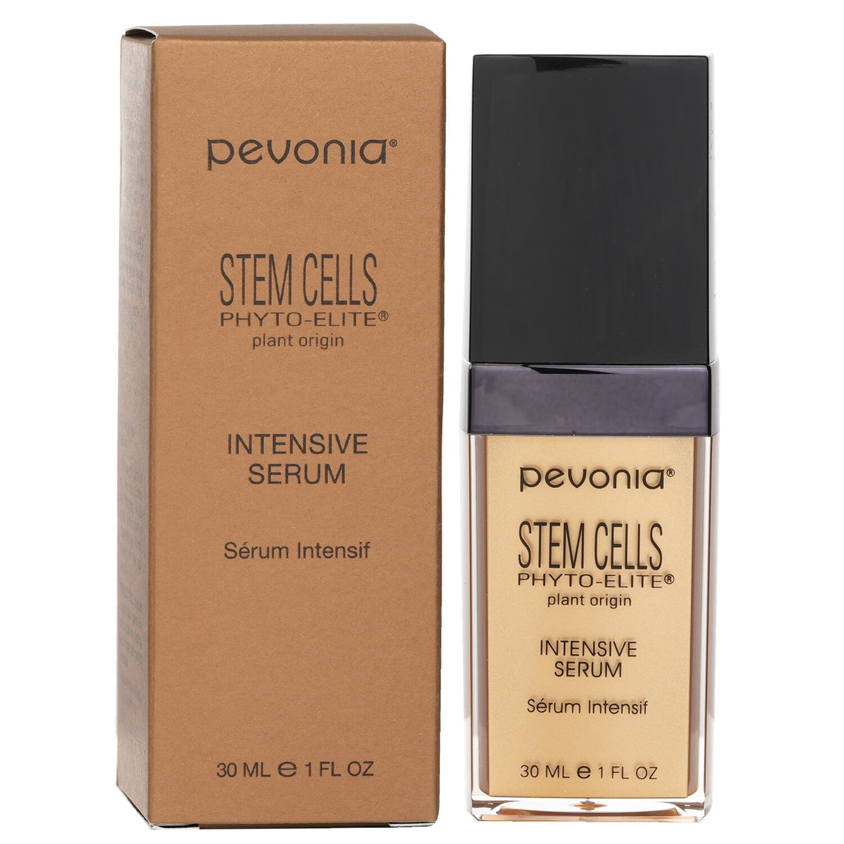 Pevonia Botanica Stem Cells Phyto-Elite Serum in a 30ml bottle, an anti-aging serum for smoother, firmer, radiant skin.