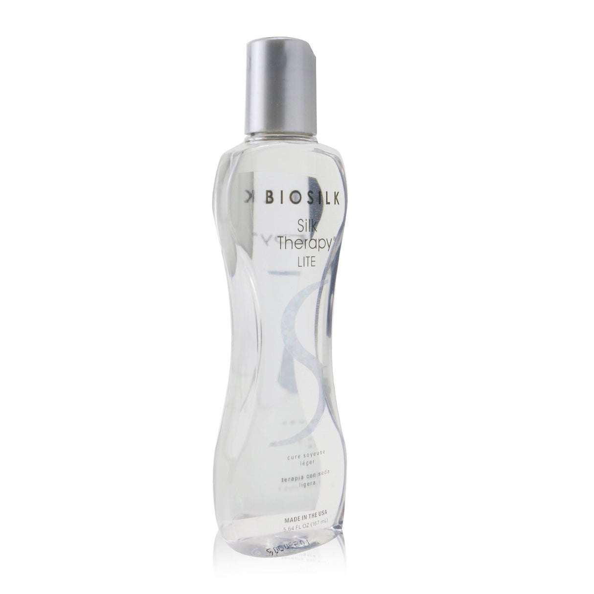 BioSilk Silk Therapy Lite 167ml is a lightweight leave-in treatment for fine hair, enhancing strength and manageability.