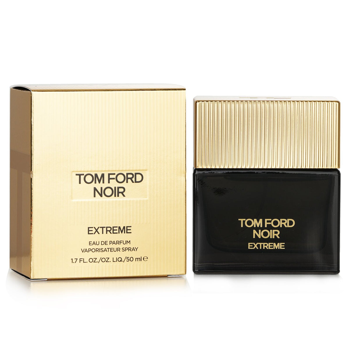 Tom Ford Noir Extreme Eau De Parfum 50ml, an oriental woody scent for men with notes of mandarin, saffron, and amber.