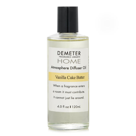 Warm vanilla cake batter diffuser oil in a 120ml bottle, perfect for creating a cozy atmosphere in any room.