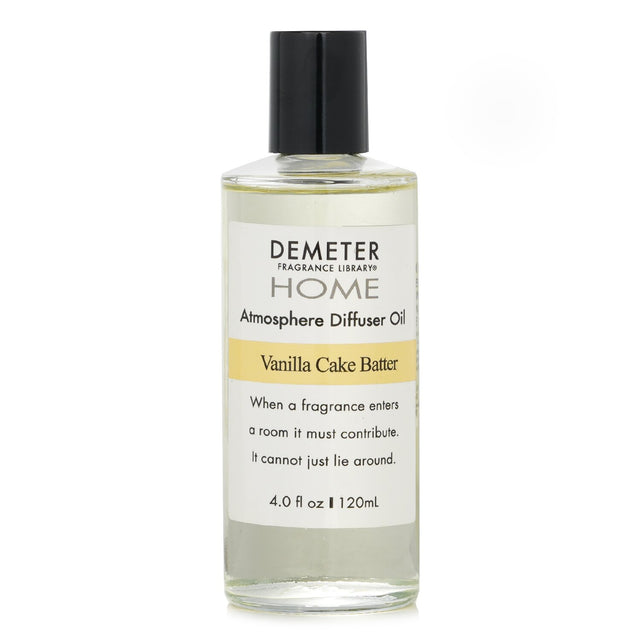 Warm vanilla cake batter diffuser oil in a 120ml bottle, perfect for creating a cozy atmosphere in any room.