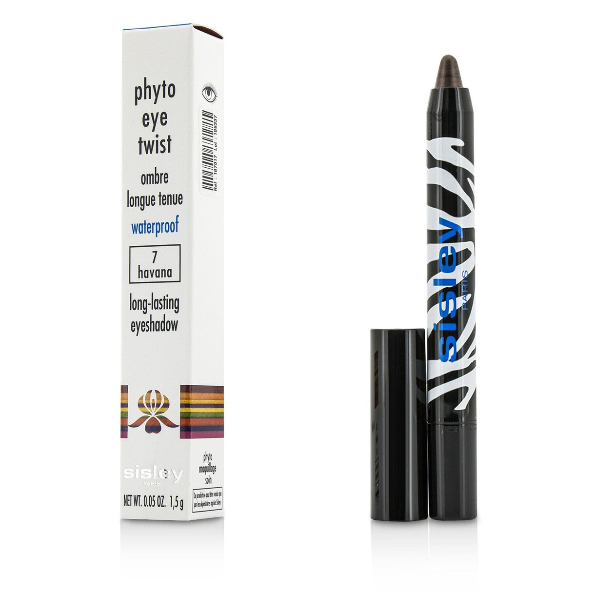 Sisley Phyto Eye Twist #7 Havana, a jumbo pencil blending eyeliner and eyeshadow for bold, long-lasting, waterproof looks.