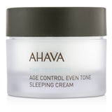 Ahava Time To Smooth Age Control Sleeping Cream, a silky overnight formula for fine lines, hydration, and even skin tone.