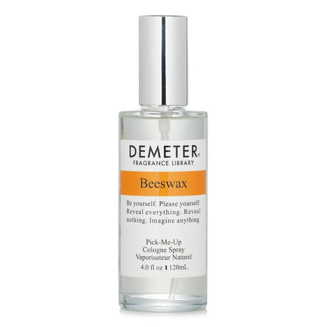 Beeswax Cologne Spray by Demeter, a unisex fragrance featuring sweet honey and floral notes in a 120ml bottle.