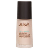 Ahava Time To Smooth Serum, 30ml, brightens skin, fights dark spots, reduces fine lines, and promotes renewal overnight.
