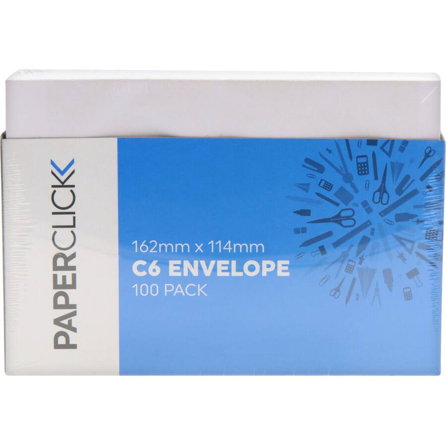 Essentials Envelopes Peel & Seal C6 100pack