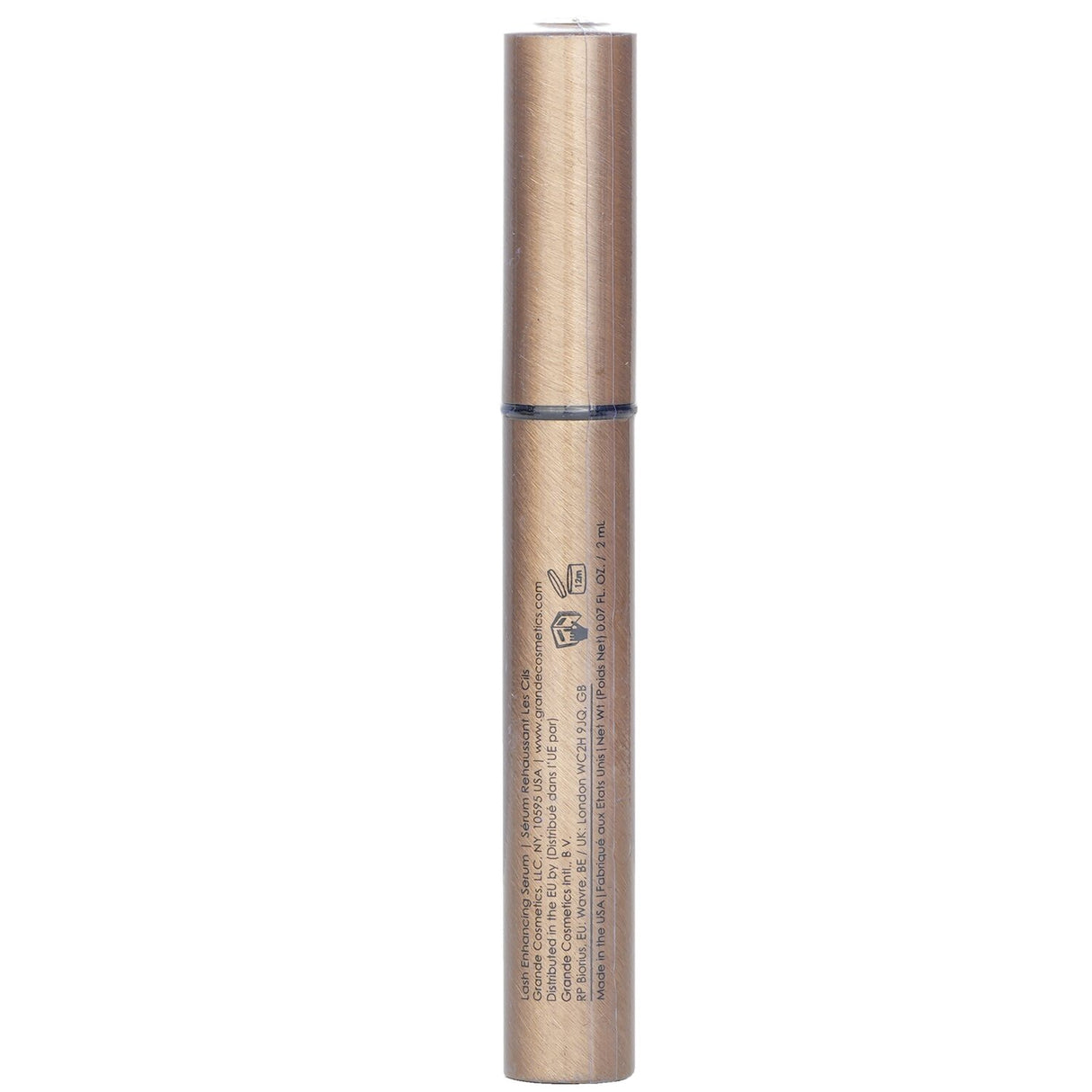 Lash enhancing serum in 2ml, promotes thicker, longer, and darker lashes with a unique applicator for precise application.