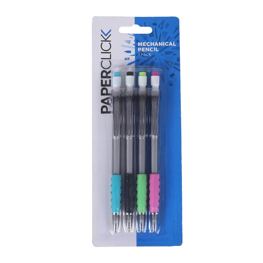 Paper Click Pencils Mechanical 4pack