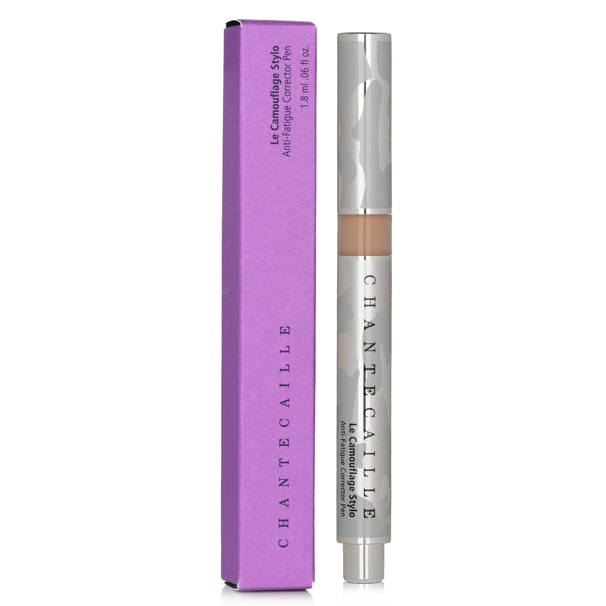 Chantecaille Anti Fatigue Corrector Pen #5 for radiant skin, camouflages imperfections, reduces dark circles, and brightens complexion.