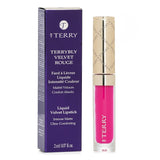 By Terry Terrybly Velvet Rouge in #7 Bankable Rose, a creamy lipstick for vivid color and soft, glamorous finish.