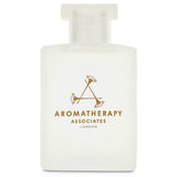 Aromatherapy Associates Lavender & Peppermint Bath & Shower Oil in a 55ml bottle, promoting relaxation and respiratory relief.