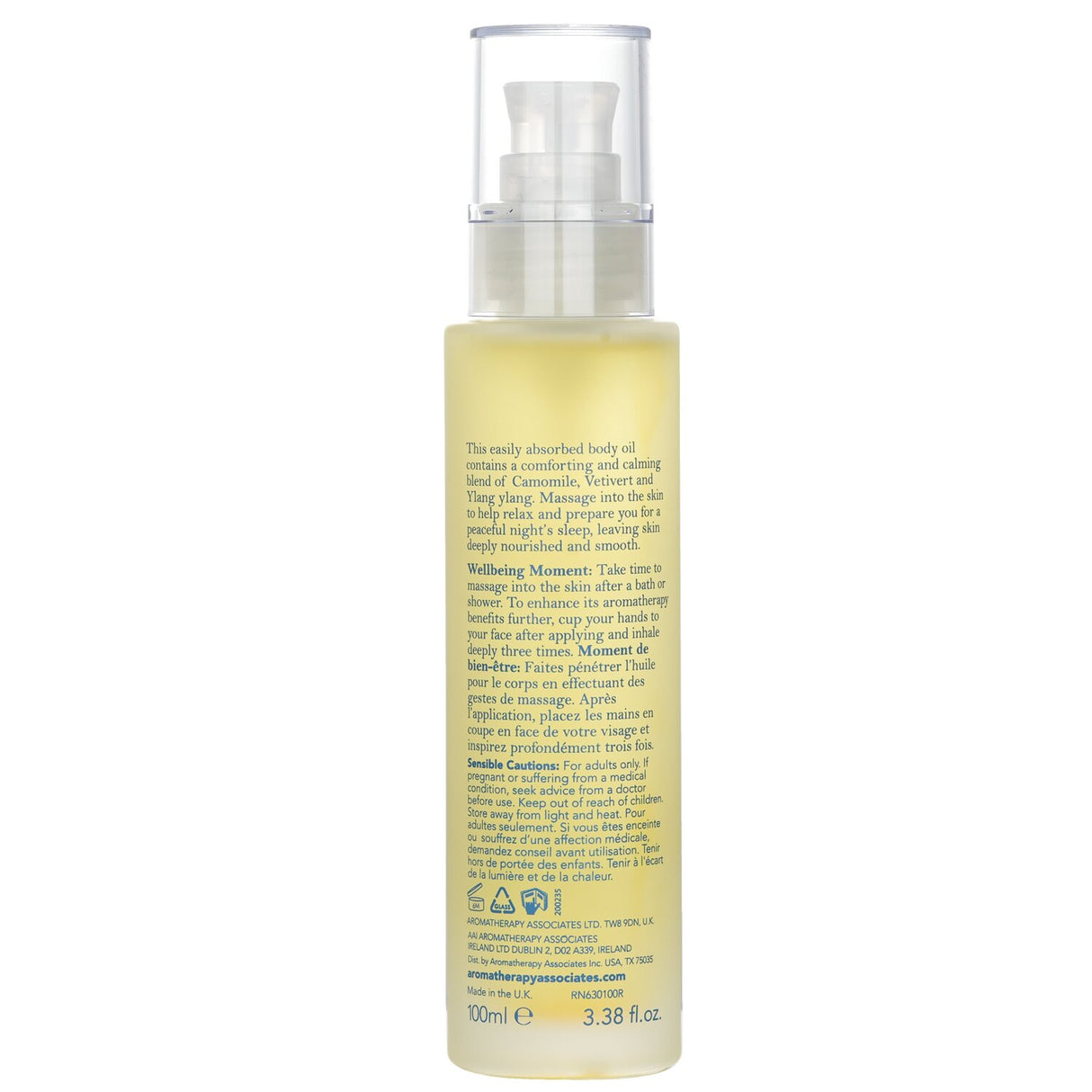 Aromatherapy Associates - Relax - Massage & Body Oil  - 100ml/3.4oz