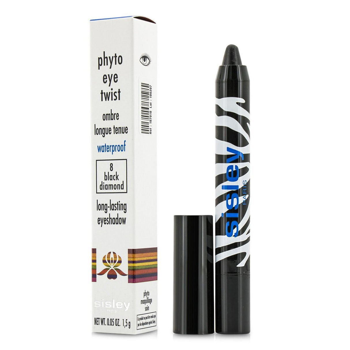 Black Diamond eye twist by Sisley combines shadow and eyeliner with waterproof texture for dramatic, long-lasting looks.