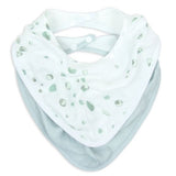 Little Bamboo Muslin Bib 2pk Whisper - Little Bamboo