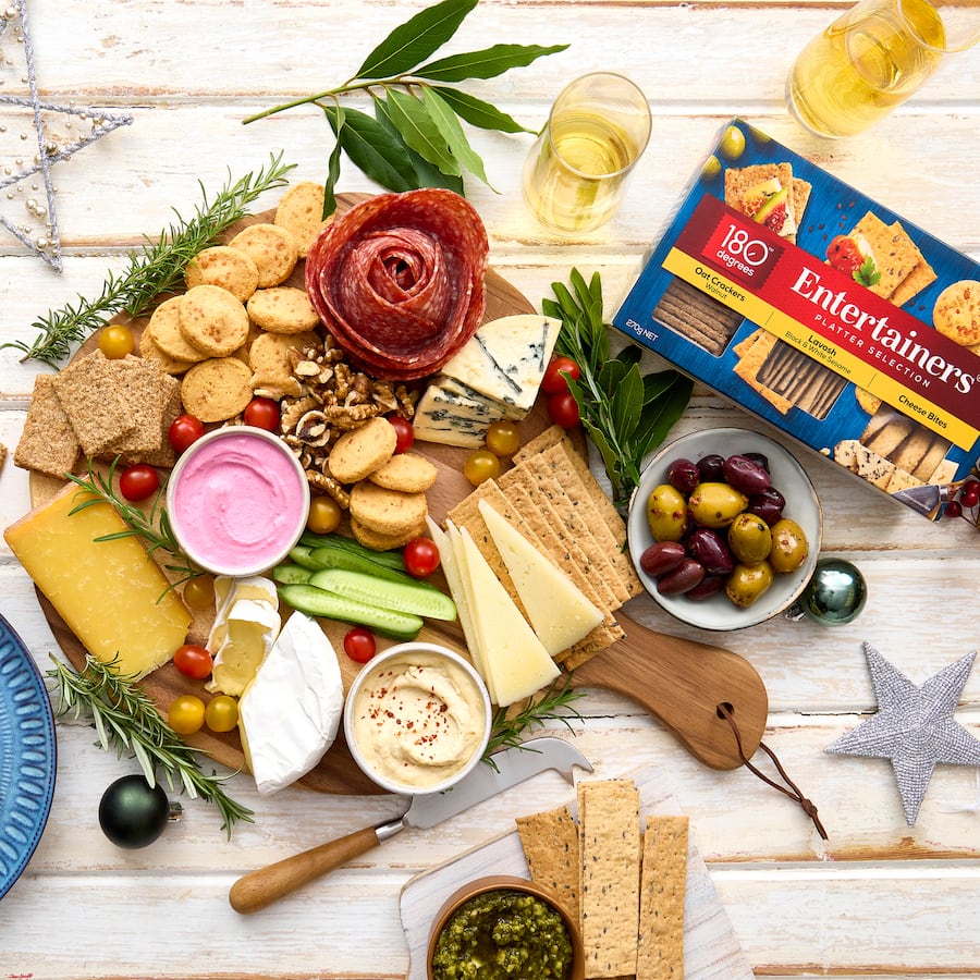 180 Degrees Crackers Entertainers Selection Boxed 270g