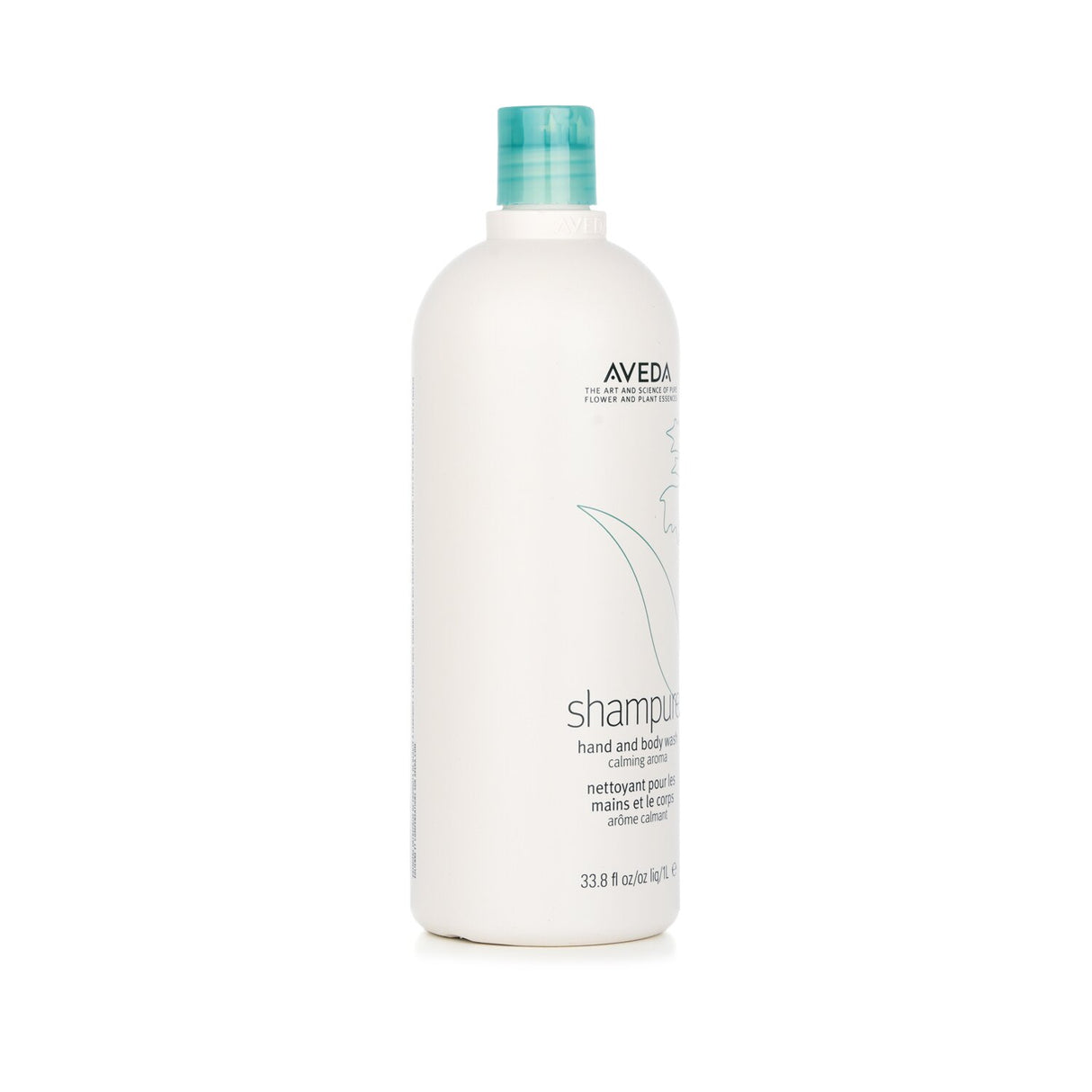 Aveda Shampure Hand and Body Wash 1000ml: sulfate-free, nourishing formula with calming floral aroma, perfect for all skin types.