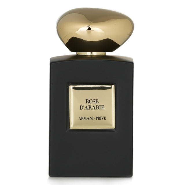 Giorgio Armani - Prive Rose D'Arabie Eau De Parfum Intense Spray (100ml) features rich rose, oud, and amber notes for a luxurious experience.