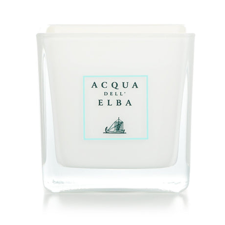 Acqua Dell'Elba Mare scented candle, 180g, evokes ocean serenity with a soothing fragrance, burns for up to 60 hours.