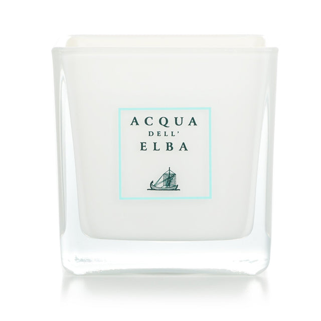 Acqua Dell'Elba Mare scented candle, 180g, evokes ocean serenity with a soothing fragrance, burns for up to 60 hours.
