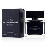 Narciso Rodriguez For Him Bleu Noir 50ml EDT, a woody spicy fragrance with nutmeg, cardamom, musk, and cedar notes.