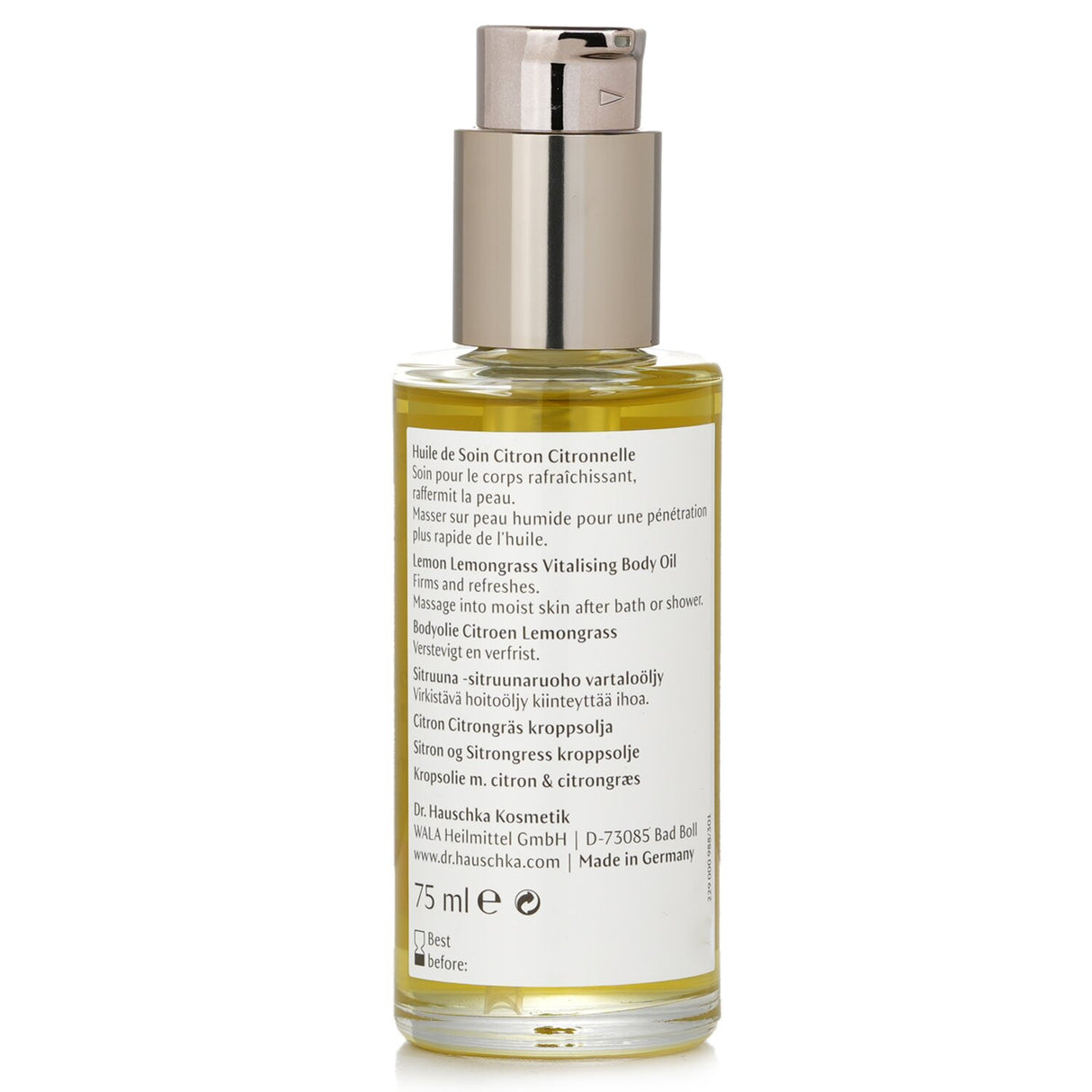 Dr. Hauschka Lemon Lemongrass Vitalising Body Oil - Firms & Refreshes 75ml/2