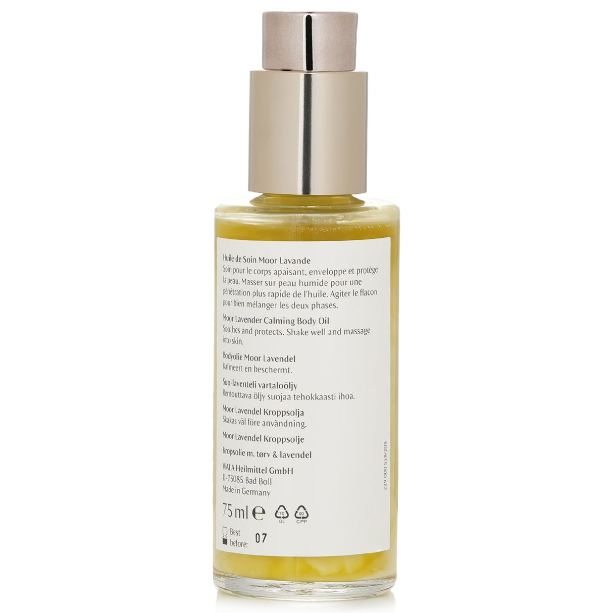 Dr. Hauschka - Moor Lavender Calming Body Oil  - Soothes & Protects  - 75ml/2.5o